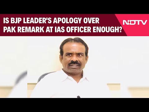 BJP News | Is BJP Leader's Apology Over Pak Remark At IAS Officer Enough?
