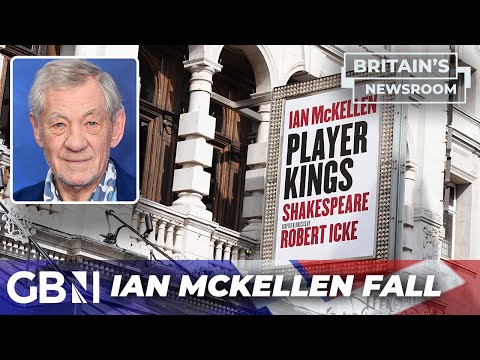 'Help me, help me!': Sir Ian McKellen SCREAMS in agony after falling off stage during performance