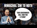 Sukhwinder Singh Sukhu | Will Serve People For Full Term, Says Himachal Chief Minister