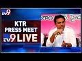 KTR LIVE: TRS Working President Press Meet