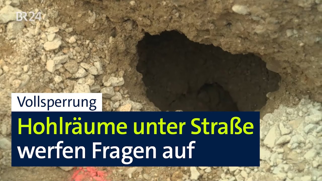 Vollsperrung: Hohlräume unter Münchner Verkehrsader entdeckt | Abendschau | BR24