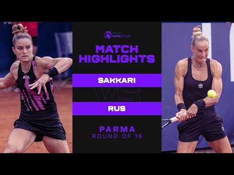 Maria Sakkari vs. Arantxa Rus | 2022 Parma Round of 16 | WTA Match Highlights