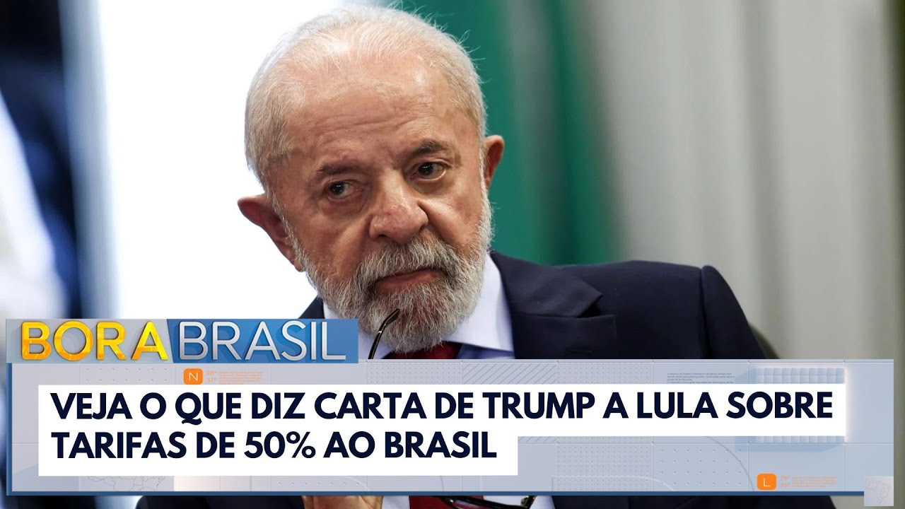 Veja o que diz carta de Trump a Lula sobre tarifas de 50% ao Brasil