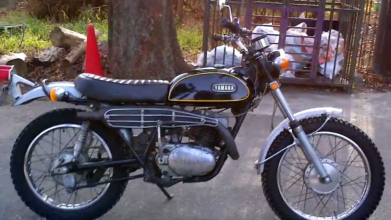 old dirt bike 1970 YAMAHA RT360 - YouTube