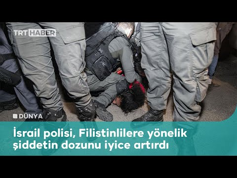 İsrail polisinden “George Floyd” olayını hatırlatan gözaltı