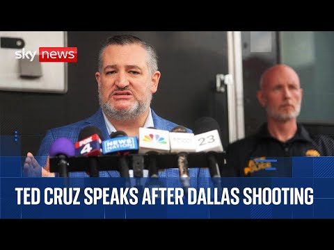 'Your political opponents are not Nazis' - Ted Cruz speaks after Dallas immigration centre shooting