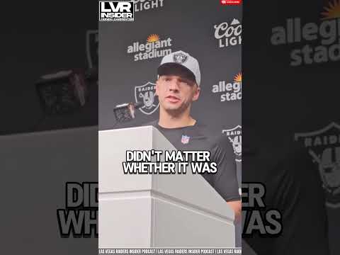 Las Vegas Raiders QB On Playing His Former Team #raiders #falcons #nfl ...