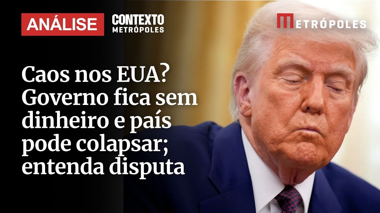 Caos nos EUA Governo fica sem dinheiro e país pode colapsar entenda disputa