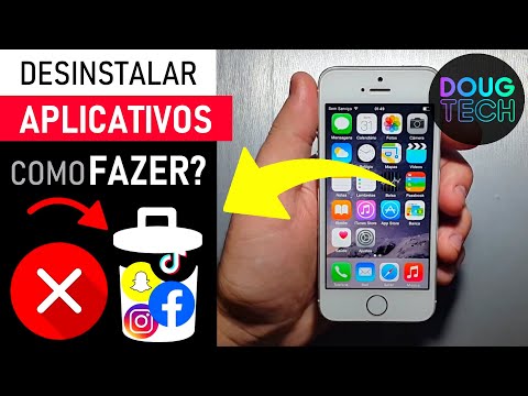 Como DESINSTALAR Aplicativos em iPhone Antigo