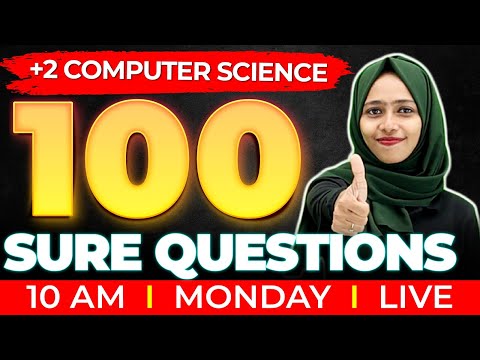 Plus Two Computer Science Public Exam | Sure Questions  | Exam Winner +2