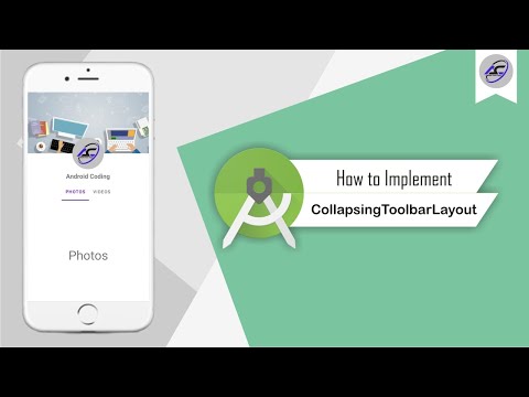 How to Implement Collapsing Toolbar in Android Studio | Collapsing Toolbar | Android Coding