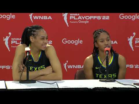 Allisha Gray & Ty Harris Post Game Interview | WNBA Playoffs Game 1, Dallas Wings vs Connecticut Sun