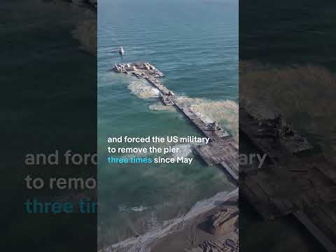 US to dismantle Gaza aid pier | DW News
