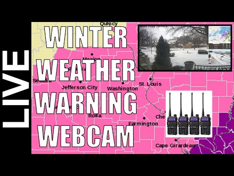 Saint Louis Winter Storm Watch LIVE! - 8 to 12