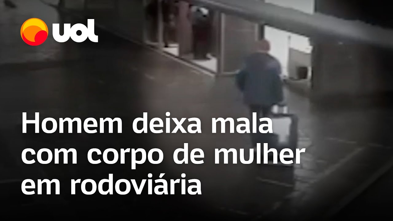 Homem deixa mala com parte de corpo de mulher em rodoviária de Porto Alegre e é preso; veja