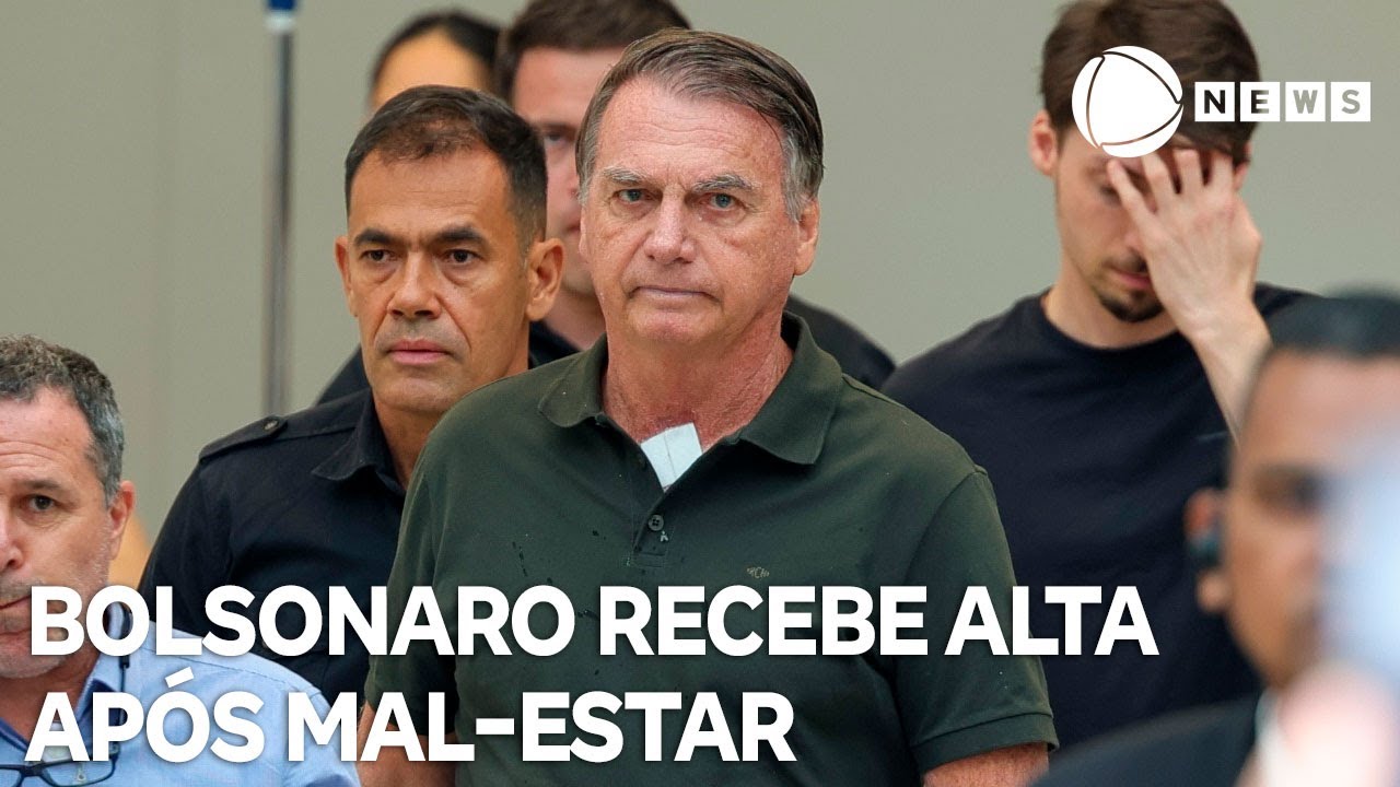 Jair Bolsonaro recebe alta após internação no DF
