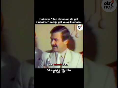 Hakemin "Ben olmasam da gol olacaktı" dediği gol ve açıklaması..  #futbol #viral #football #shorts