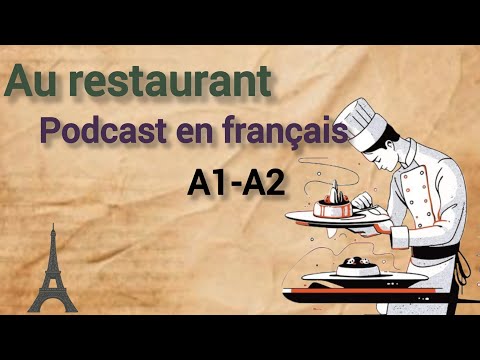 Podcast Français Facile A1–A2 : Au restaurant 🍽️
