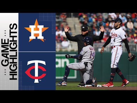 Astros vs. Twins Game Highlights (4/7/23) | MLB Highlights video clip