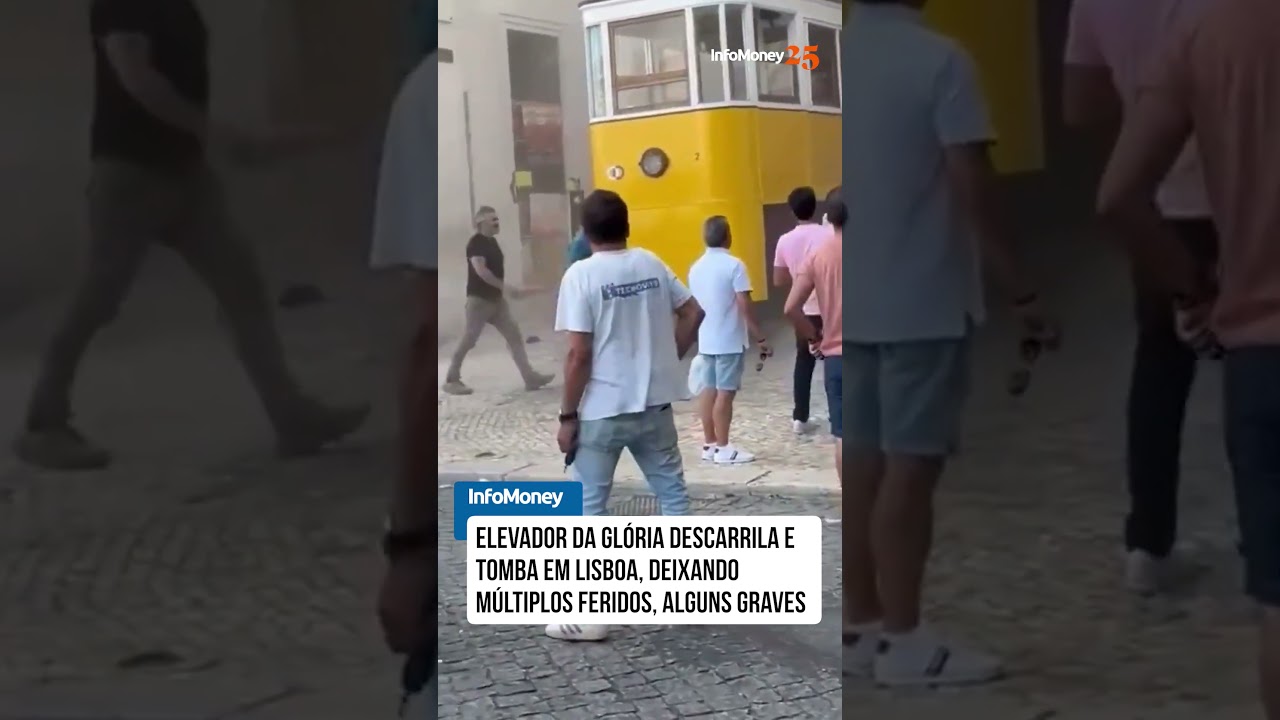 Lisboa Tradicional Elevador da Glória descarrila e deixa várias pessoas feridas
