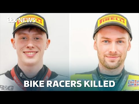 Two men killed in 'chain reaction' crash at British Supersport motorbike race in Cheshire | ITV News