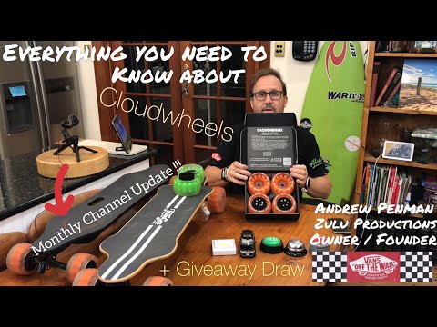 Everything you need to know about Cloudwheels and Donuts - Andrew Penman EBoard Reviews -Vlog No.187