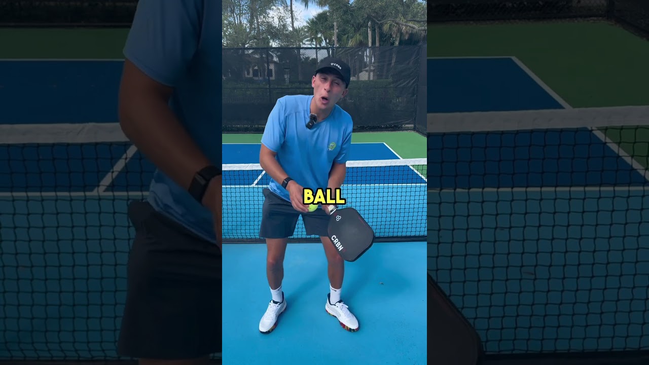How To STOP Popping Up Dinks! ❌🥲 #pickleballtips #pickleball #shorts