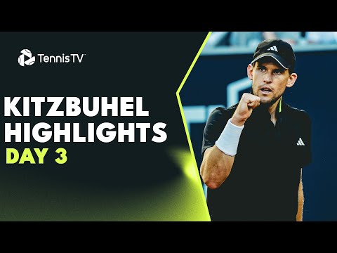 Thiem Battles Zhang, Molcan & Ofner Astonishing Match | Kitzbuhel 2023 Highlights Day 3