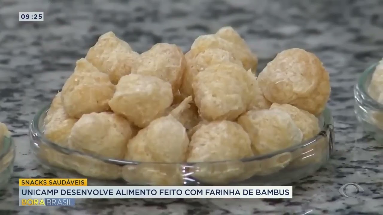 Unicamp desenvolve snack feito com farinha de bambus | Aconteceu na Semana