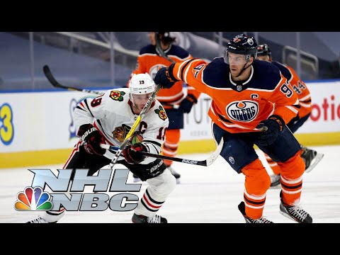 NHL Stanley Cup Qualifying Round: Blackhawks vs. Oilers | Game 1 EXTENDED HIGHLIGHTS | NBC Sports