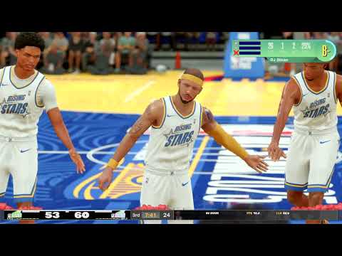 NBA 2K25 - My CAREER - 40 PTS - RISING STARS ROOKIES vs SOPHOMORES | 2nd Half | Gameplay | DIXON PG