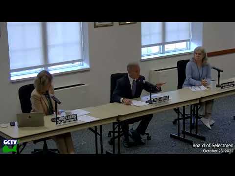 Board of Selectmen, October 23,2025