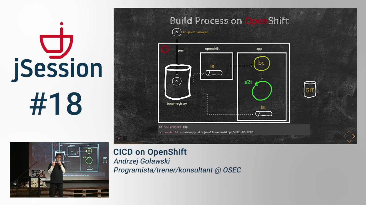 JSession#18 - CI/CD w OpenShift - Andrzej Goławski