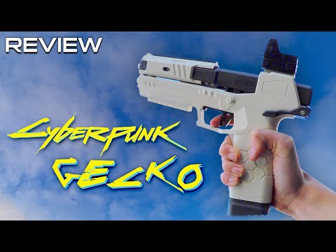 Cyberpunk 2077 Lizzie Gecko Nerf Gun -- Unboxing and Review