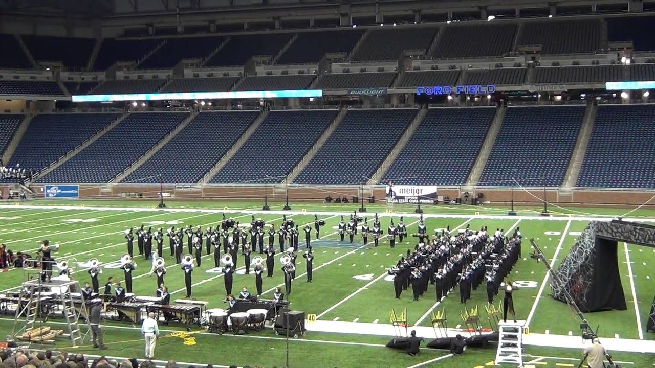 Ford field marching band competition