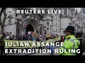 LIVE: WikiLeaks founder Julian Assange extradition ruling