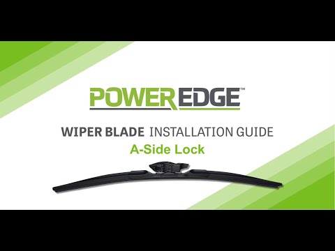PowerEdge Wiperblades - A side lock installation video