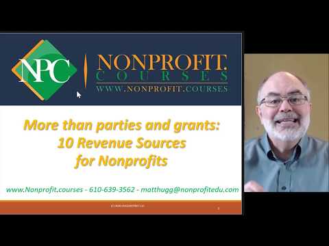 More than parties and grants: 10 Revenue Sources for Nonprofits