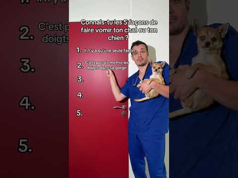 5 façons de faire vomir ton chat ou chien #top #vet #veterinary #veto #top5