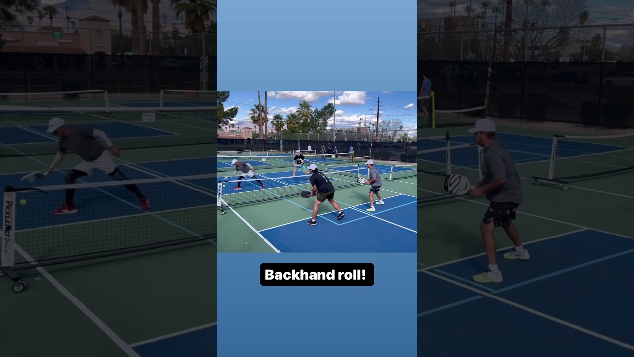 Backhand Roll #pickleball #shorts #highlights