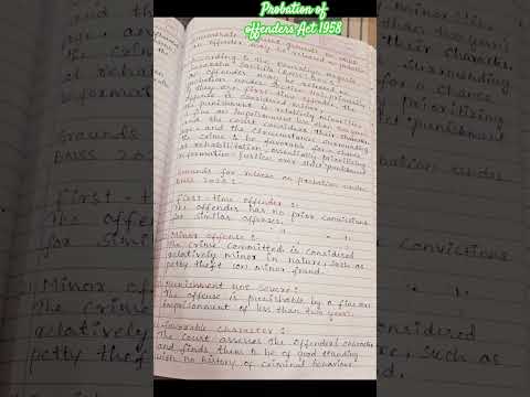 Probation of offender ,bnss 2023, lawnotes