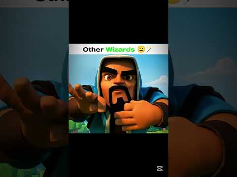 Other Wizards vs This Wizard 🤯📈 #clashofclans #clashroyale #mobile gaming #viral #edit #supercell