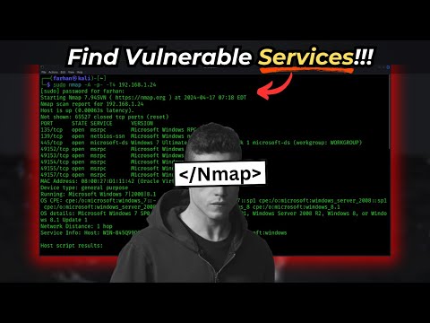 How Hackers Scan Servers to Find Vulnerable Services/Ports!!! (Nmap | Kali Linux)