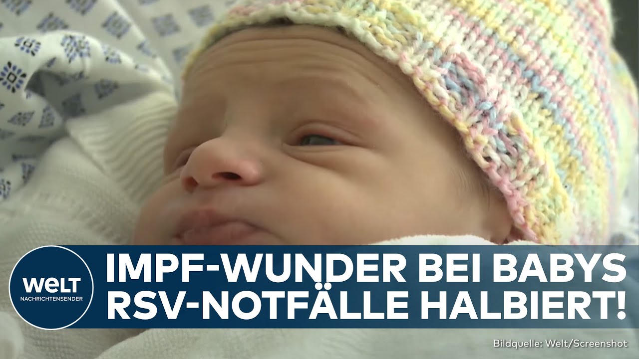 DEUTSCHLAND: Rückgang bei RSV-Fällen - 54% weniger Klinikaufenthalte bei Babys