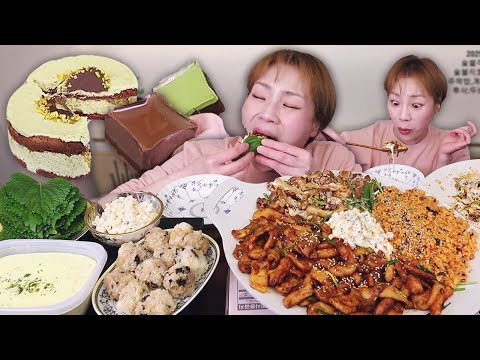 맥주 한 잔 땡기는 숯불 직화 막창&삼겹 모둠!🍺 후식은 두바이 케이크! 20250227/Mukbang, eating show