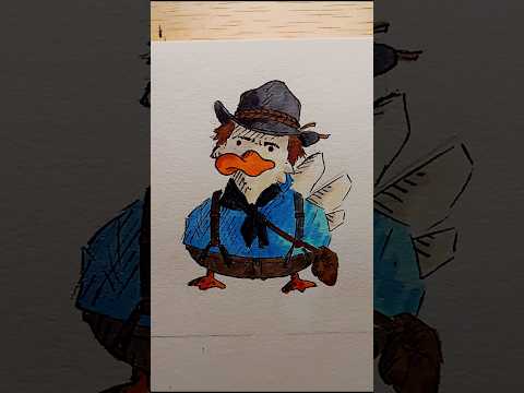 Día 156 | Arthur Morgan #dibujo #pato #art #draw #artist #reddeadredemption#arthurmorgan #videogames