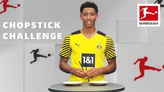 Can Bellingham Handle These? • Bundesliga Chopstick Challenge