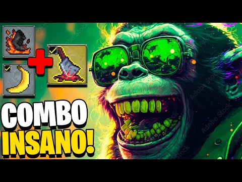 ESSA BUILD DE BANANA COM FOGO E CUTELO É QUEBRADO! MEGABONK