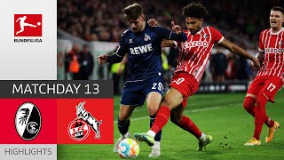 SC Freiburg — 1. FC Köln 2-0 | Highlights | Matchday 13 – Bundesliga 2022/23