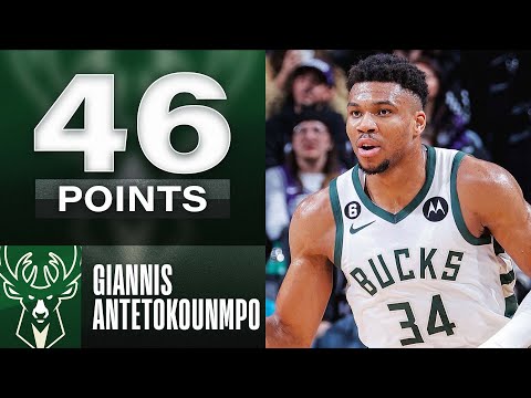 Giannis Antetokounmpo GOES OFF For 46 PTS In Bucks W! | March 13, 2023 video clip